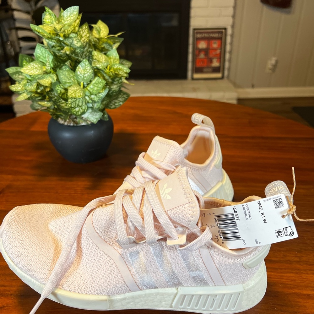 Adidas Light Pink Running Shoes